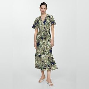 NWT Mango Paisley Dress